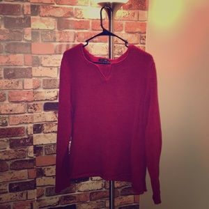 Lazy boy Red thick sweater